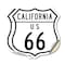 Signmission California Route Marker Shield Sign Us 6, 12 inch X 12 inch, Vinyl Decal, 2PK SHI-D-2PACK-12-371 - alternate 1