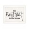 Homeroots The Best Seat in the House 1 White Framed Print Bathroom Wall Art 408115 - alternate 1