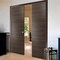 Sartodoors Sliding Double Pocket Door with Frames, Planum 0010 Chocolate Ash, Kit Trims Rail Hardware, Solid W PLANUM0010DP-CA-56 - alternate 4