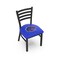 Holland Bar Stool Co BlackLogo Chair, VinylSeat L00418BoiseS - alternate 1