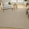 Homeroots 9' X 12' Natural And Light Brown Geometric Indoor Outdoor Area Rug 551539 - alternate 3