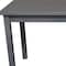 Homeroots 60" Gray Solid Wood Dining Table 548921 - alternate 7