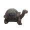 Homeroots 11in Dark Brown Tortoise Indoor Outdoor Statue 473205 - alternate 1