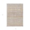 Homeroots 3' X 5' Terra Cotta Striped Washable Indoor Outdoor Area Rug 607986 - alternate 5
