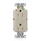 Leviton Lev-Lok GFCI 15A TR/PI Ind Gr Ivory MGFT1-I - alternate 1