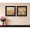 Homeroots Set Of Two Music 2 Black Framed Print Wall Art, 2PK 406634 - alternate 1