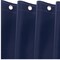 Homeroots 72" Navy Blue Vinyl Shower Curtain Liner 548974 - alternate 3