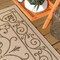 Jonathan Y Charleston Vintage Filigree Textured Weave Beige/Brown 4 ft Square Indoor/Outdoor Area Rug SMB106A-4SQ - alternate 5