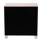 Baxton Studio Javianne End Table with Striped Faux Leather - 3-Drawer Storage Cabinet with Gold Knobs 267-14622-ZORO - alternate 5