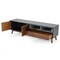 Homeroots 67in Brown Rubberwood Enclosed Storage TV Stand 473294 - alternate 3