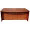 Boss Desk Shell Bow Front Desk Shell, Mahogany, 71"Wx36/41, 71" W X N189-M - alternate 1