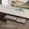 Bestar U Shaped Desk U-Shaped Desk, Lat.File/Bkcs, Drk/Wht Choc, 93.6" D X 65.9" H, 65" W X Melamine 52850-31 - alternate 4