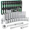 Sk Professional Tools Drive Metric Chrome Socket Set 1/4", 30pc SK01301-216P - alternate 1