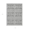 Homeroots 5' X 8' Gray And Ivory Southwestern Washable Indoor Outdoor Area Rug 593685 - alternate 3
