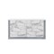 Homeroots 61" White Faux Marble And Wood Lighted Six Drawer Double Dresser 564684 - alternate 5