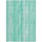 Homeroots 9' X 12' Aqua Teal Blue And Ivory Botanical Leaves Washable Indoor Outdoor Area Rug 581964 - alternate 2