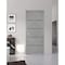 Sartodoors Modern Wood Interior Door with Hardware, Planum 0015 Concrete and Aluminum Strips, Single Panel Fra PLANUM0015ID-BTN-3084 - alternate 1