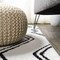 Jonathan Y Deia Moroccan Style Diamond Shag White/Gray 2 ft. x 8 ft. Runner Rug MOH401A-28 - alternate 3