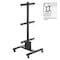 Vevor Vertical Weight Plate Rack Home Gym Barbell Storage with Wheels 1000 lbs YFRK-B34 - alternate 1