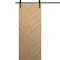 Sartodoors Modern Barn Door 18 x 80 inches, Ego 5005 Natural Oak, 6.6FT Rail Track Heavy Hardware Set, Solid EGO5005BD-B-SNA-18 - alternate 1