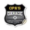 Signmission Opa's Garage I Can Fix Everything But Stupid, 18 Inch X 18 Inch, Vinyl Decal SHI-D-18-490-OPA - alternate 1