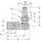 Auveco Ball Joint Assembly 10-32 Thread Size, 2PK 13580 - alternate 2