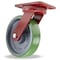 Hamilton Kingpinless Swivel Caster, 8" x 2" Duralast (95A) Wheel, 3/4" Sealed Precision Ball Bearings S-ZFHS-8DB - alternate 1