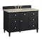 James Martin Vanities Lorelai 48" Single Vanity, Black Onyx, w/ 3 CM Tajnar Eclos Top 424-V48-BKO-3TJR - alternate 5