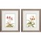 Homeroots Set Of Two Floral Beauty II Silver Framed Wall Art, 2PK 649143 - alternate 1