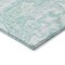 Homeroots 10' X 14' Turquoise And Ivory Paisley Washable Indoor Outdoor Area Rug 588671 - alternate 4