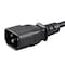 Monoprice SJT Extension Cord, 16 AWG, Indoor, 16/3, 1 Outlets, IEC 60320 C13, Black, IEC 60320 C14, 4 ft 27310 - alternate 3