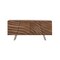 Homeroots 71in Natural Brown Solid Wood Sideboard with Four Doors 283028 - alternate 1