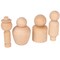 Tickit Wooden Community Figures, Peg Doll, Assorted Shapes, 10-Piece Set 74009 - alternate 3