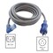 Ac Works 20ft 14/3 15A Medical Grade Power Cord With Left Angle IEC C13 Connector MD15ALC13-240 - alternate 3