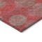 Homeroots 8' X 10' Red Gray And Silver Polka Dot Washable Indoor Outdoor Area Rug 614704 - alternate 2
