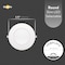 Goodlite ROUND FLUSHED SLIM 5 in. S5/15W/R/LED/5CCT 1350 Lumen, 15W G-20222 - alternate 5