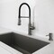 Blanco Empressa Semi-Pro 1.5 GPM, Satin Dark Steel 443264 - alternate 4
