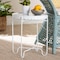 Baxton Studio Laverne Metal Accent Table, White 259-14293-ZORO - alternate 6