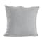 Homeroots Set of Two Light Gray Diamond Cotton Throw Pillow With Fringe, 2PK 554588 - alternate 1