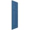 Ekena Millwork True Fit PVC San Juan Capistrano Mission Style Fixed Mount Shutters, Sojourn Blue, 18W x 32H, PR TFP001SJ18X032HB - alternate 3
