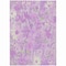 Homeroots 3' X 5' Lavender Purple And Lilac Floral Washable Indoor Outdoor Area Rug 611198 - alternate 3