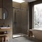 Fab Glass And Mirror Fab Glass Double Sliding Frameless Shower Door for Walk-in Shower Adjustable 44-48in Width X 7 SHPR48X79MB - alternate 4