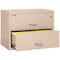 Fireking 2 Drawer, 1 Hr Fire & Impact Rated, 38" Wide Lateral Champagne 2-3822-CCH - alternate 2