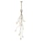 Euf Athena, Chandelier, 13-Light, 28", Antique Gold, Opal Etched Glass 50256-020 - alternate 1