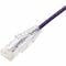 Add-On 10FT RJ-45 MALE TO RJ-45 MALE STRAIGHT PURPLE CAT6 SLIM UTP PVC COPPER PATCH ADD-10FSLCAT6-PE - alternate 6