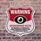 Signmission Neighborhood Crime Watch Shield Sign War, 6 Inch X 6 Inch, Plastic Sign SHI-P-6-387 - alternate 3