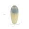 Homeroots 16" Blue And Cream Reactive Glaze Ceramic Cylinder Table Vase 574206 - alternate 4