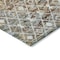 Homeroots 9' X 12' Brown And Beige Argyle Washable Indoor Outdoor Area Rug 615798 - alternate 3