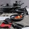 Oster Ashford 10 Piece Aluminum Nonstick Cookware Set in Black 73076.1 - alternate 6