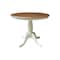 Whitewood Industries Rectangular Extension Dining Table W/ 2 Chairs, 36 in W, 29.3 in L, 48 in H, Parawood, 3 K79-36RXT-C61-2 - alternate 3
